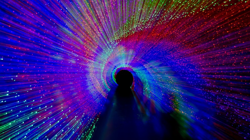 Abstract Tunnel Lights
