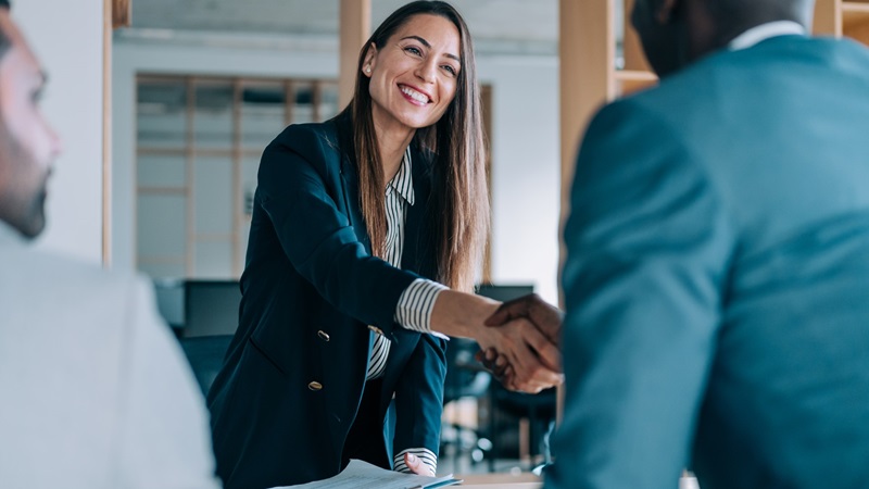 Business Meeting Handshake