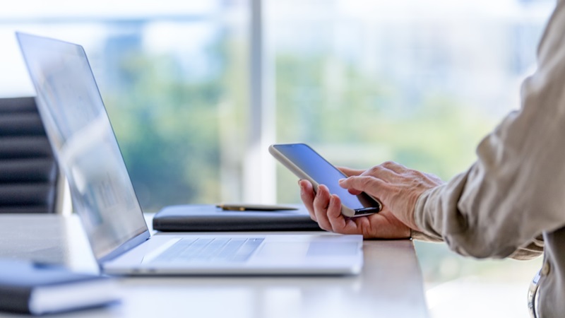 Laptop And Phone